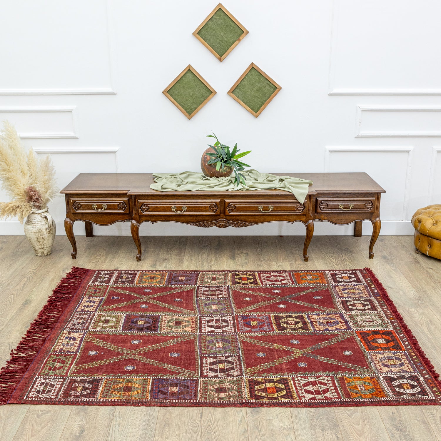 Klark Bordo El Dokuma Kilim 144x196 cm