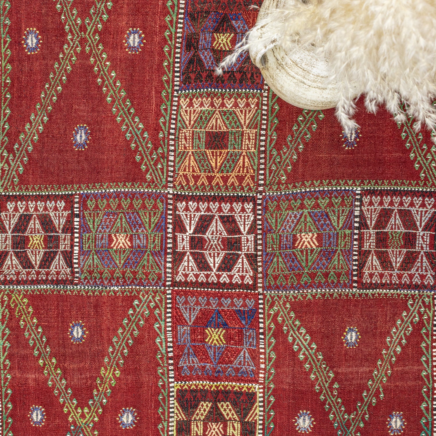 Klark Bordo El Dokuma Kilim 144x196 cm