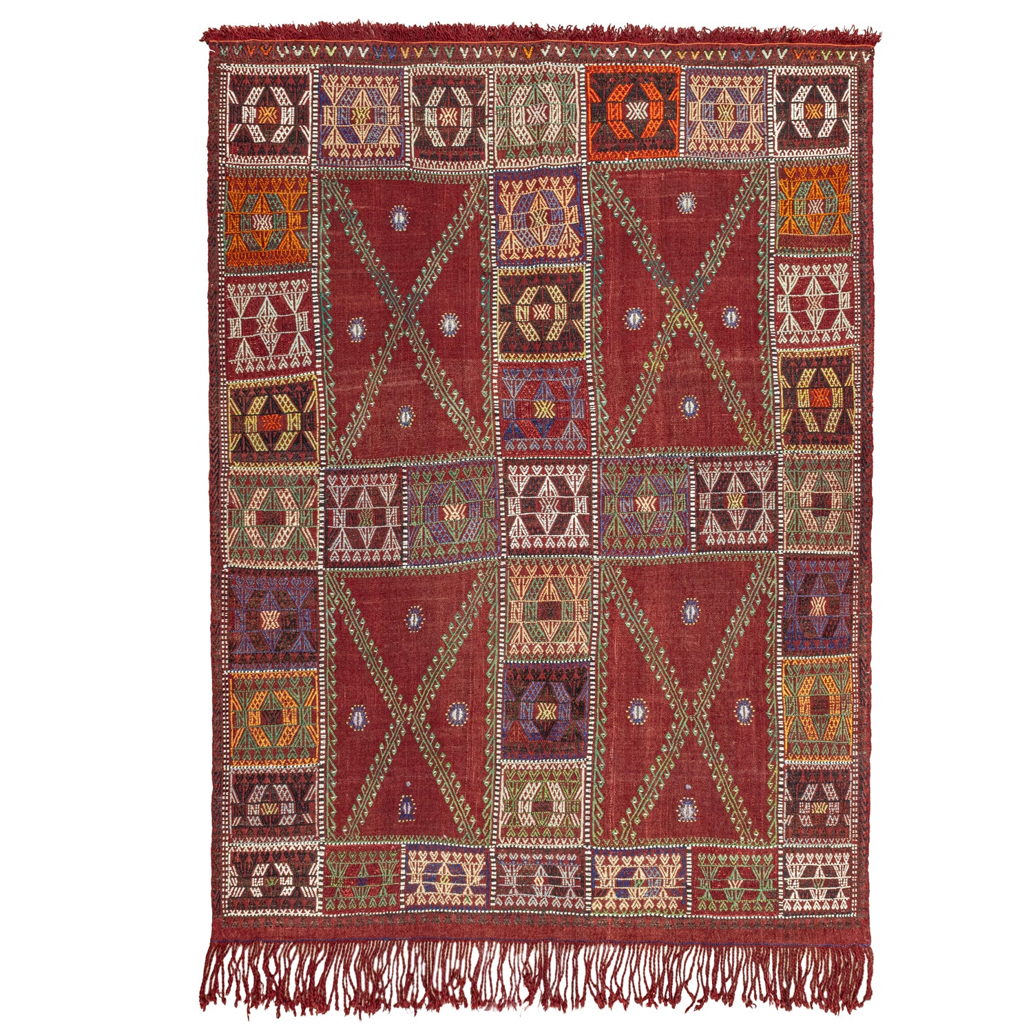 Klark Bordo El Dokuma Kilim 144x196 cm