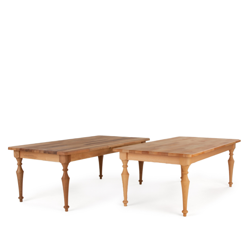 Klasiko Ahşap Orta Sehpa