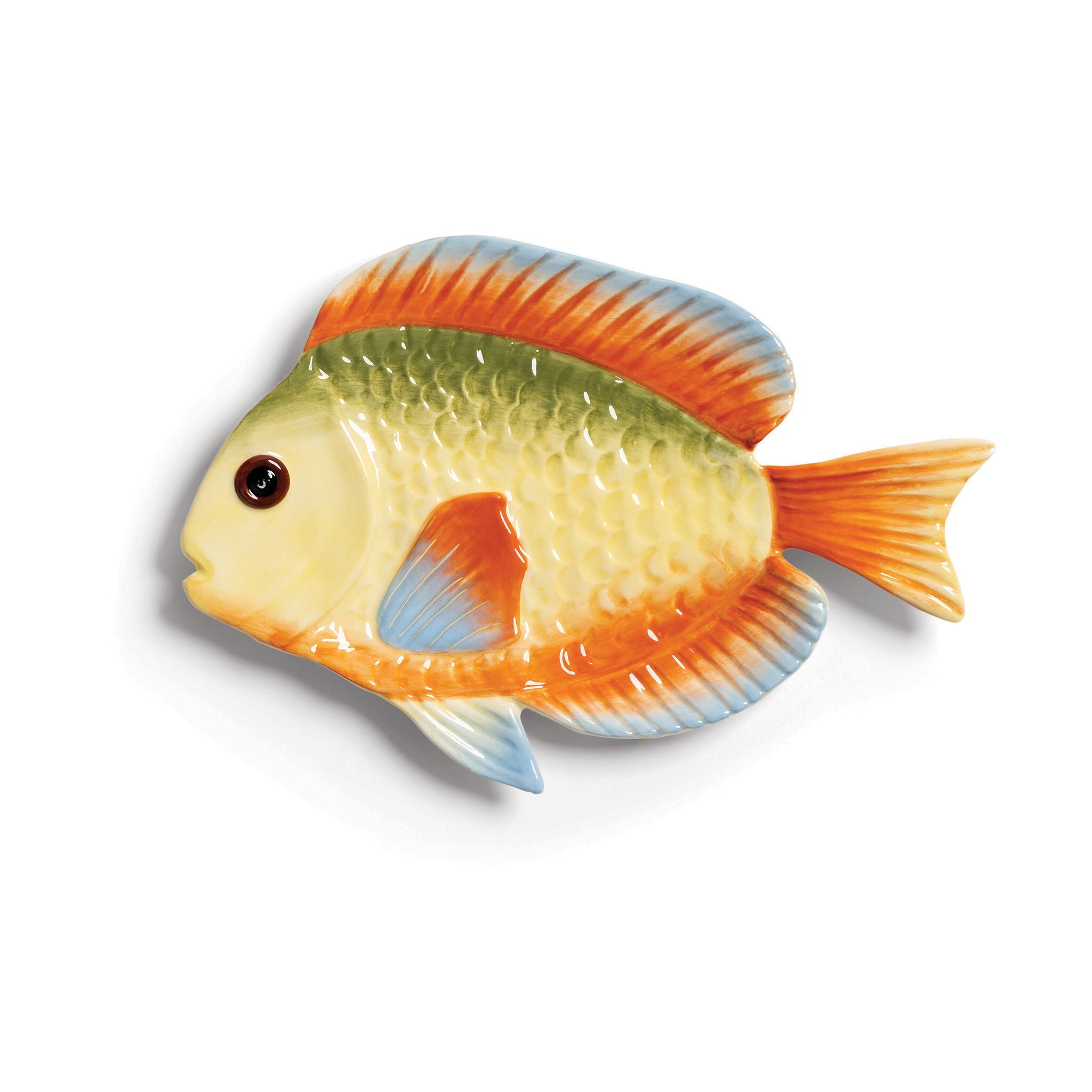 Gökkuşağı Renkli Balık Figürlü Tabak