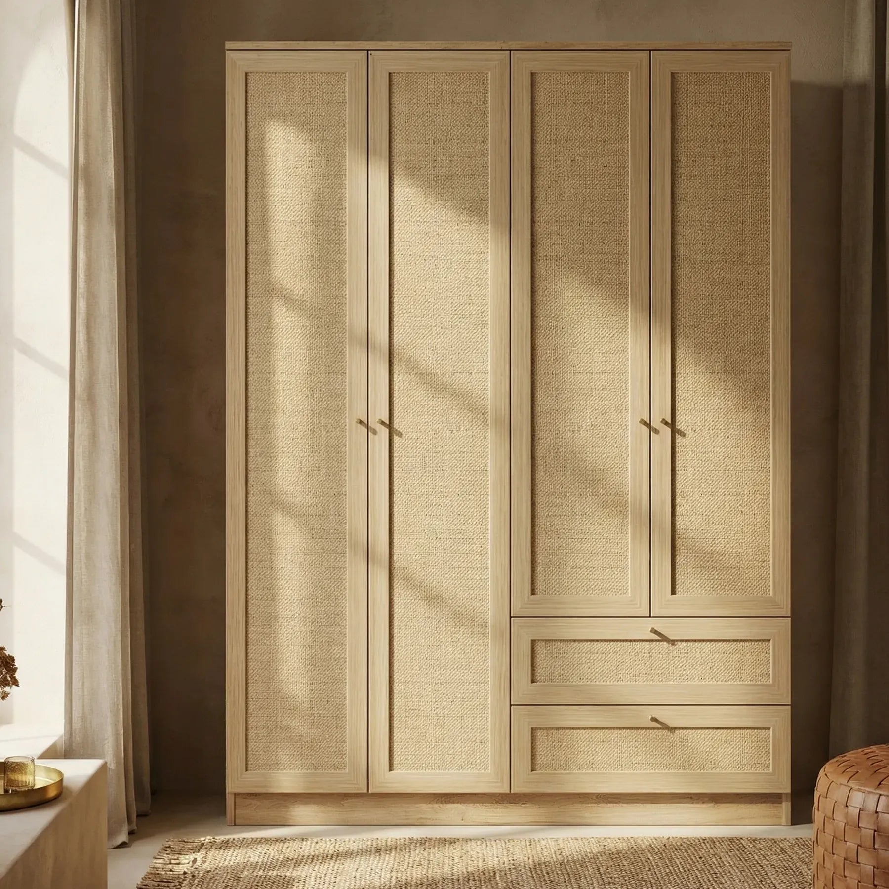 Klint 4 Kapaklı Gardrop