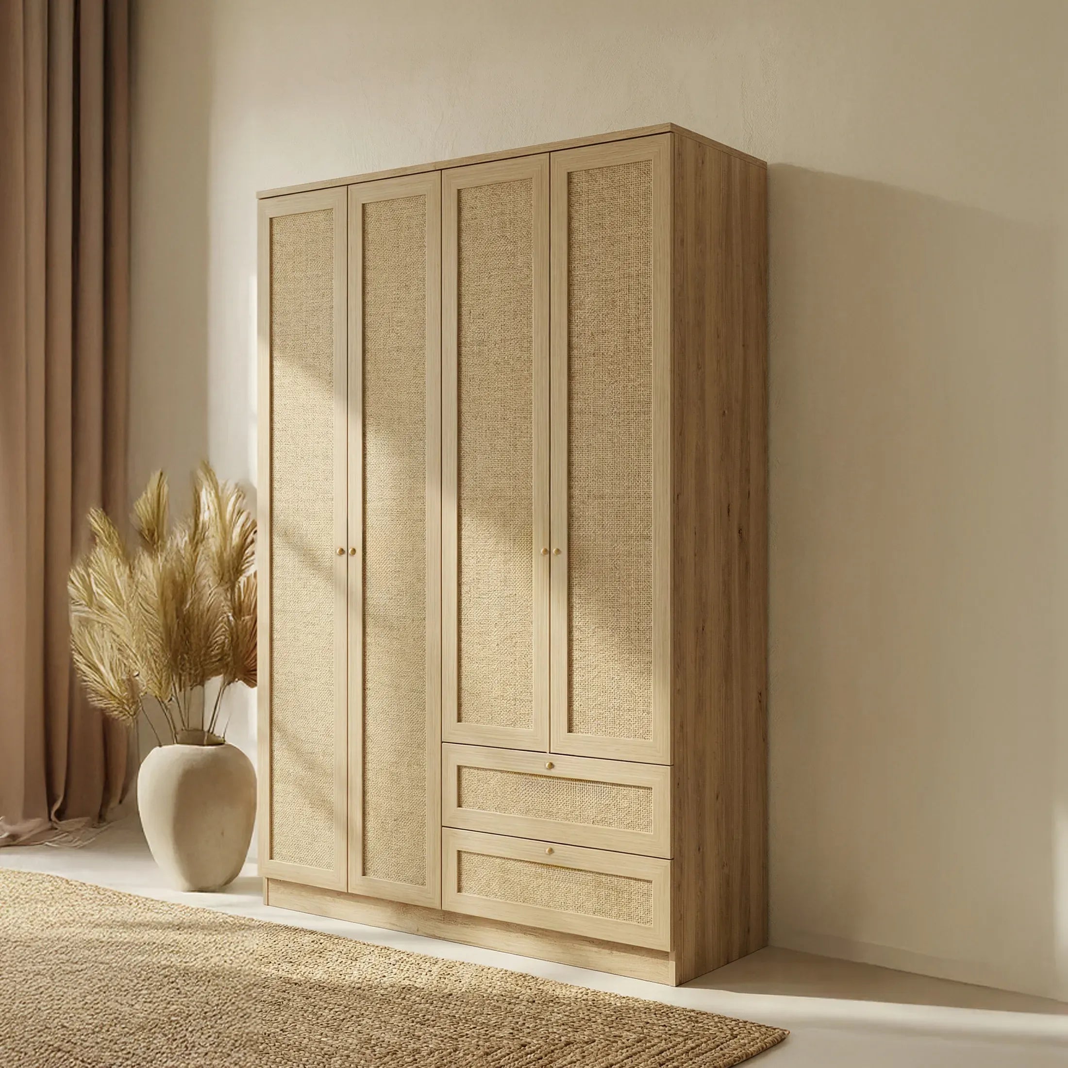 Klint 4 Kapaklı Gardırop