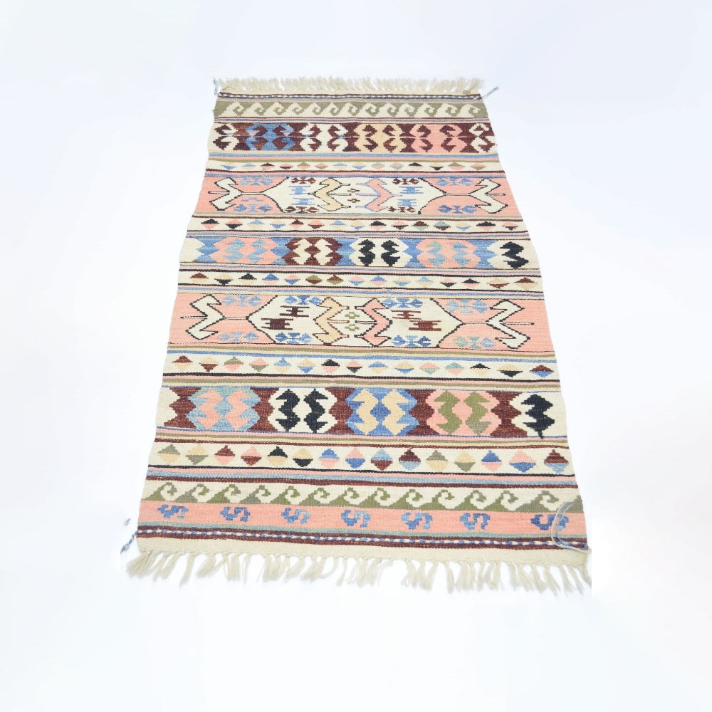 Konya Karapınar Kirmen Yün Kilim-Kilim & Halı-KilimCo-NowShopFun