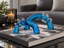 Köprü Detaylı Dekoratif Cam Obje (2'li Set)-Dekoratif Ürün-Garni Design House-NowShopFun