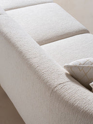 Marea 3'lü Modüler Koltuk-Koltuk-Kos Living-Dokuma Bukle-Ekru-Natural-NowShopFun