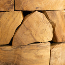 Teak Siyah Metal Curve Form Konsol