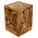 Teak Rustic Yan Sehpa