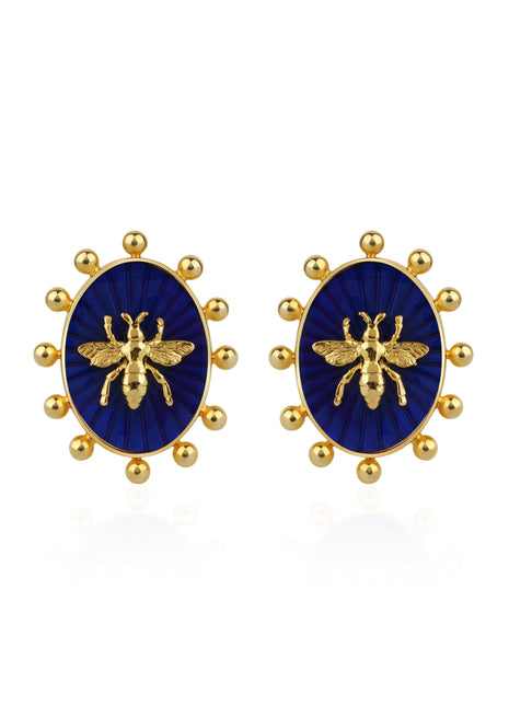 Queen Bee Earrings-Earrings-Khiera-NowShopFun