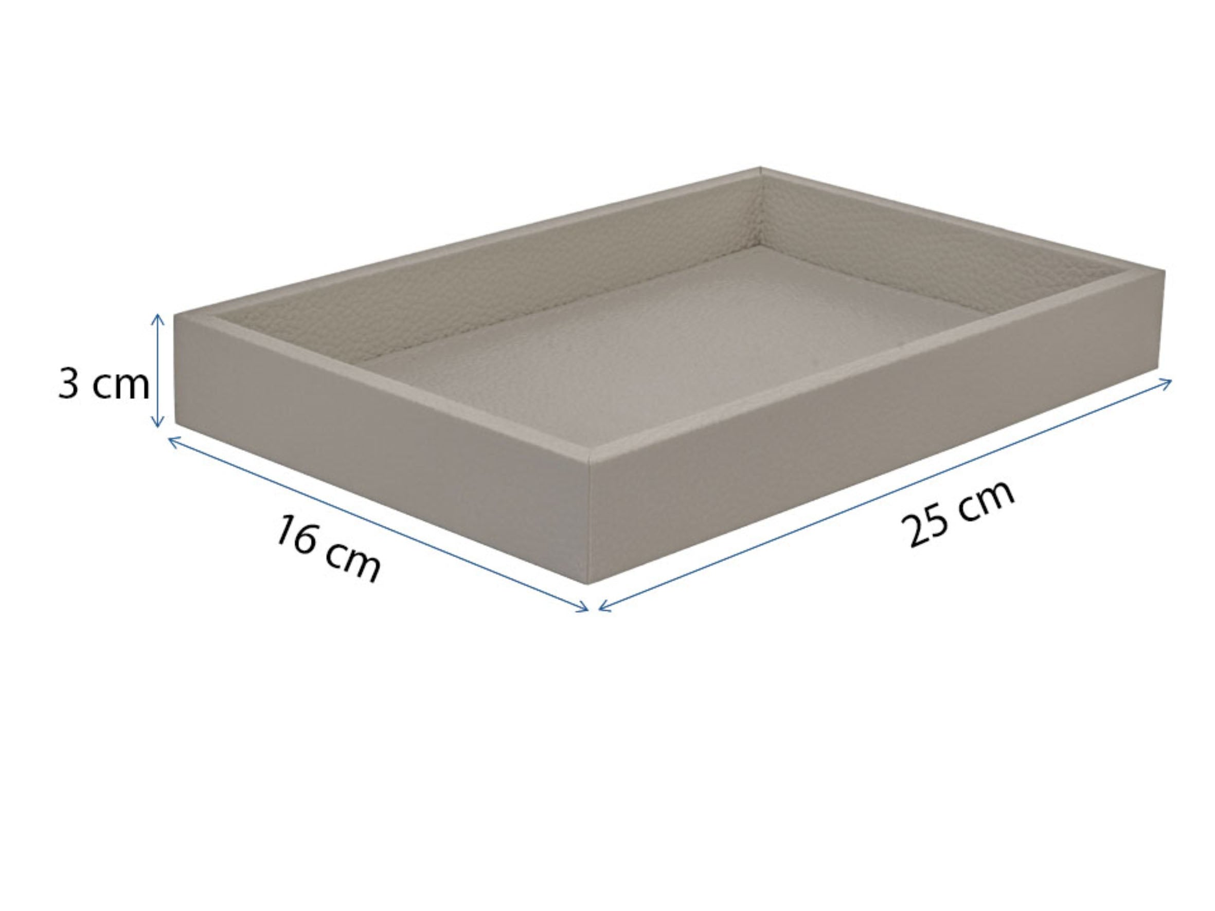 Krem Renk Suni Deri Tepsi – 3 Boy Seçeneği-Tepsi-Moena Studio-Böyük Boy-NowShopFun