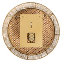 Rattan Desenli Yuvarlak Aplik