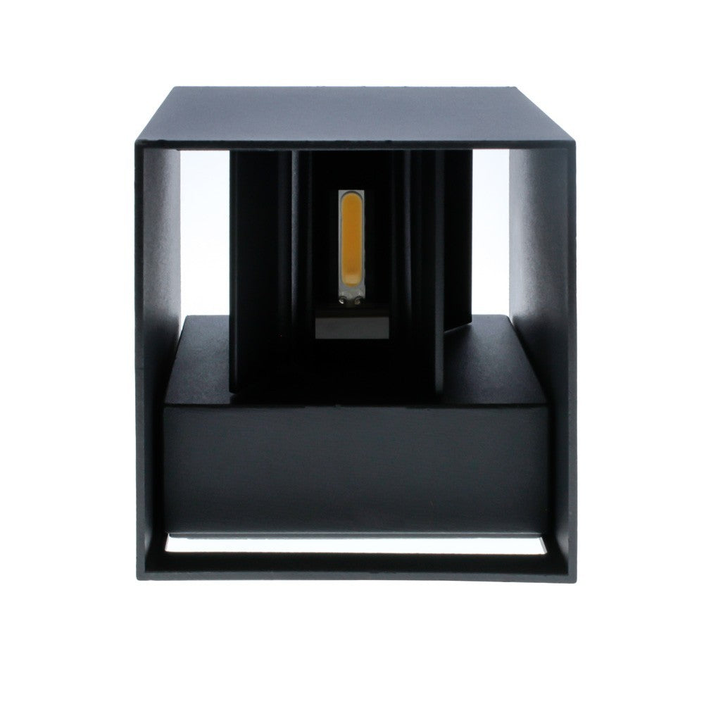 Kube Apli̇K Soğuk Gri̇ Ø10x10 Cm Led 6w Ip65 3000k