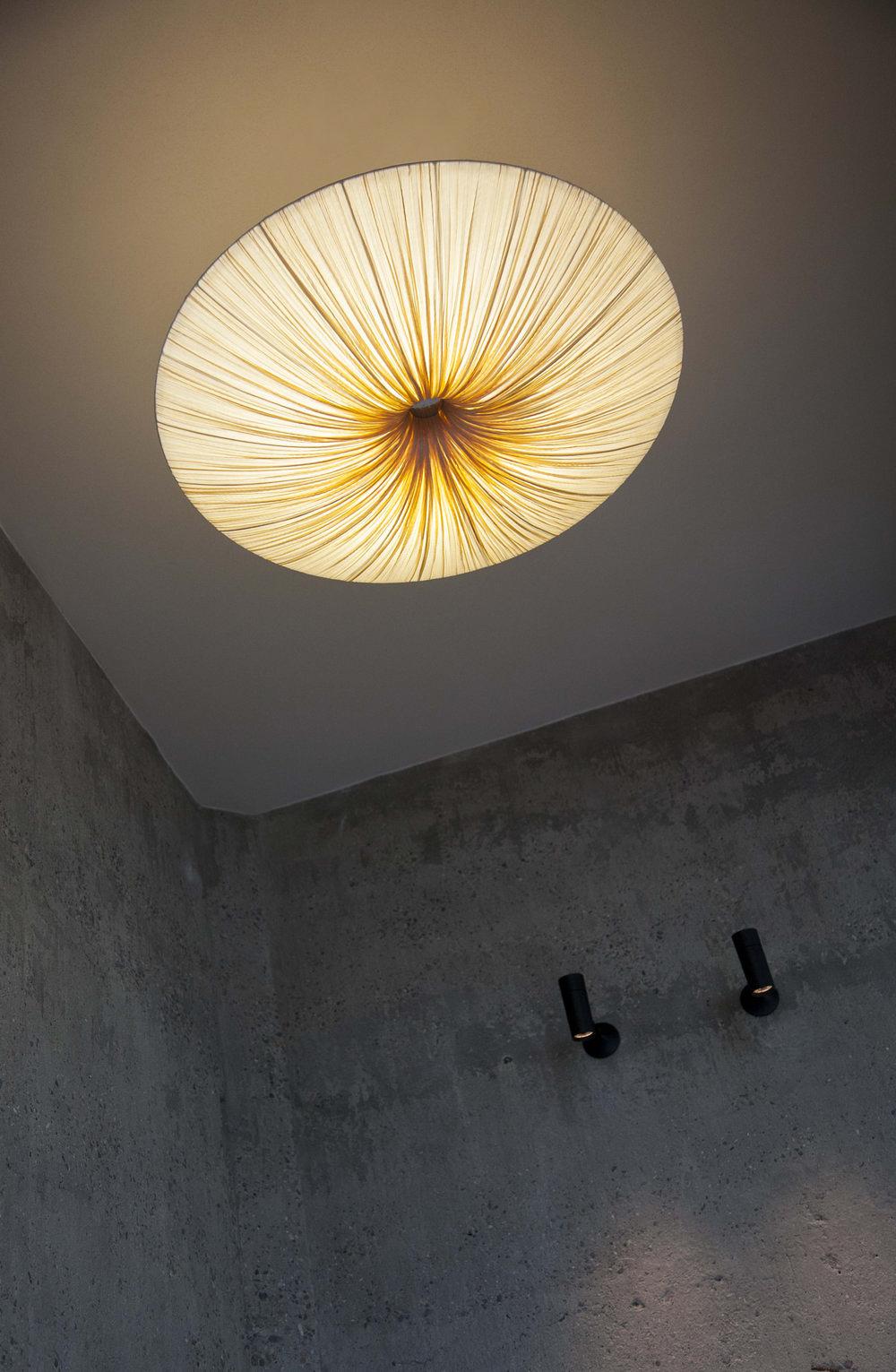 Kumaş Kaplama Tavan Aydinlatma