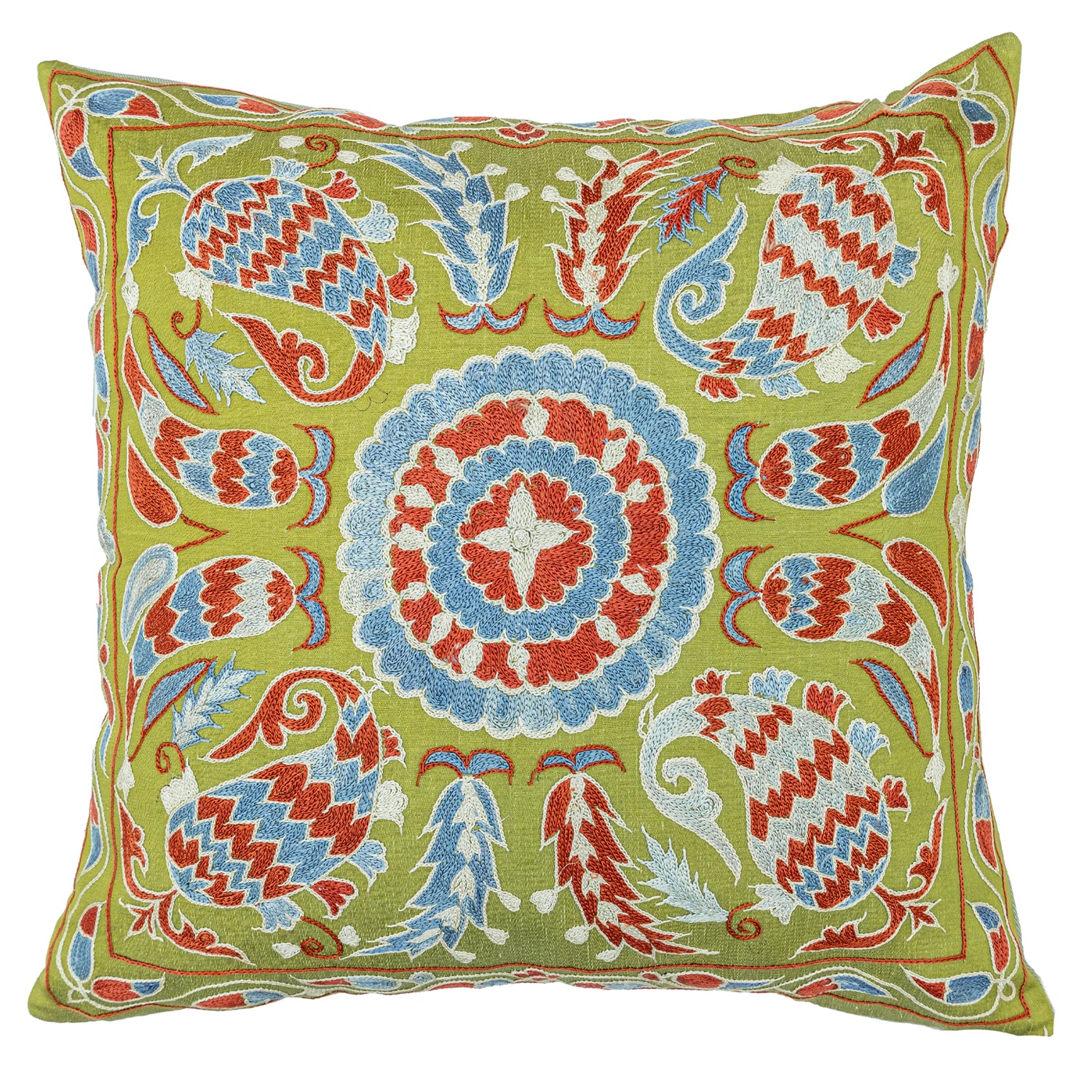 Kumralı Dekoratif Bohem Kırlent 50x50 cm-Yastık & Kırlent-Soho Antiq-NowShopFun