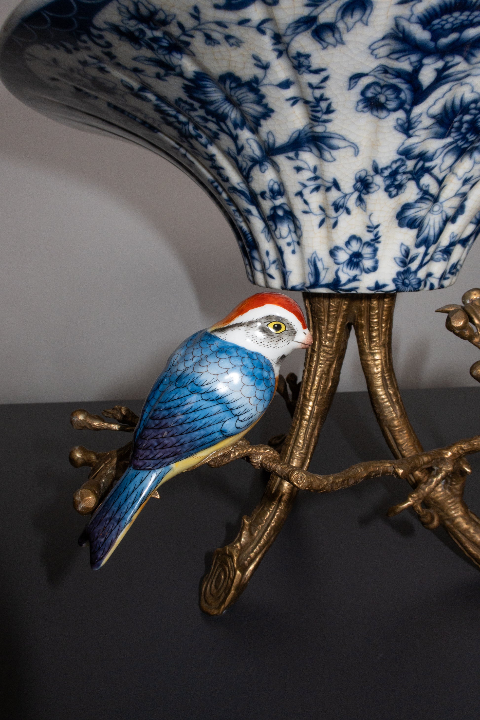 Kuş Detaylı Dekoratif Meyvelik-Sofra Standı-Rubino Home-NowShopFun