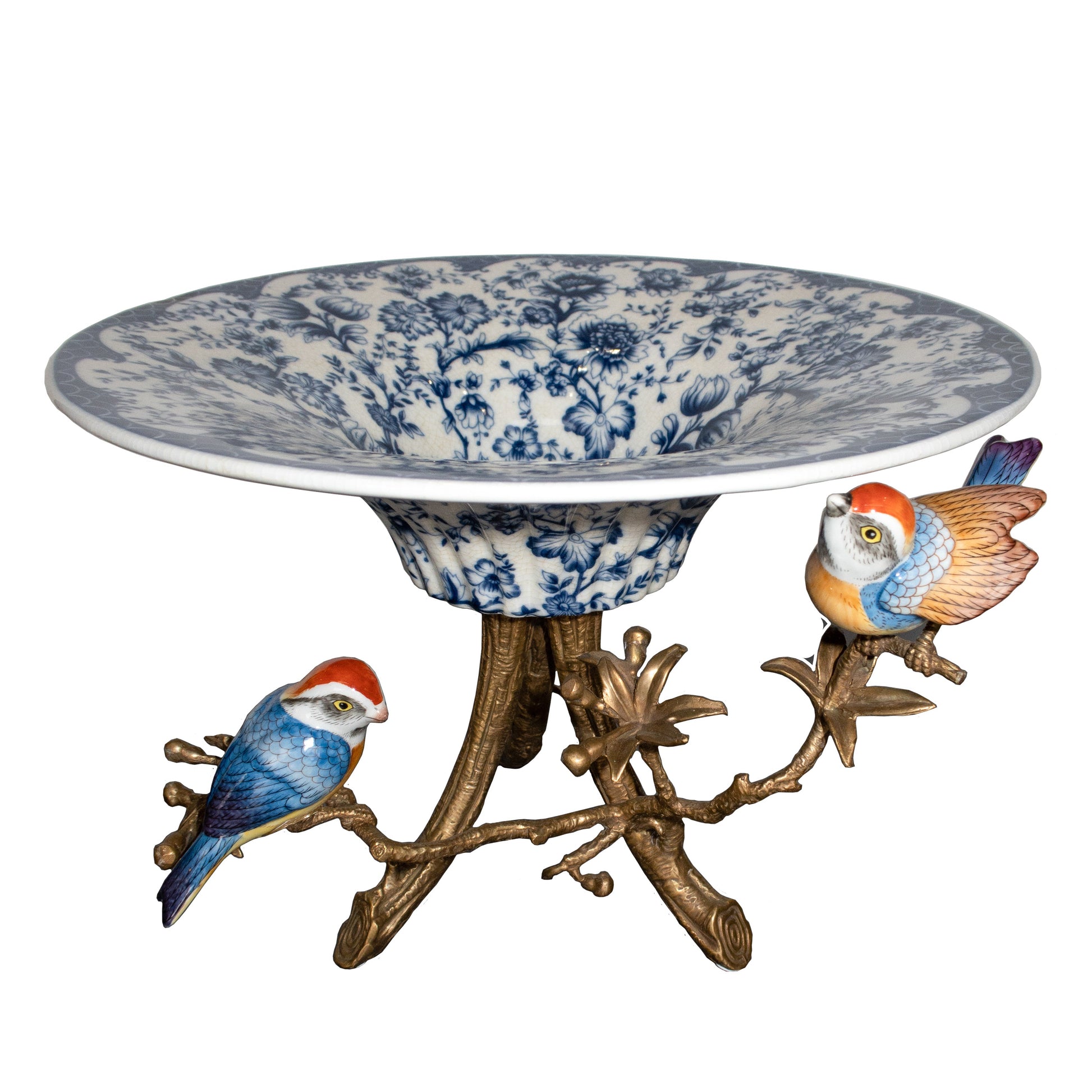 Kuş Detaylı Dekoratif Meyvelik-Sofra Standı-Rubino Home-NowShopFun