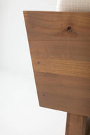 Kyoto Berjer | Masif Ahşap Lounge Koltuğu-Berjer-Innature Home-Deri Siyah-NowShopFun