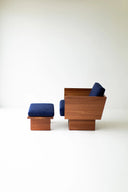 Kyoto Berjer & Puf | Masif Ahşap Koltuk-Berjer-Innature Home-NowShopFun