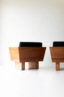 Kyoto Berjer & Puf | Masif Ahşap Koltuk-Berjer-Innature Home-NowShopFun