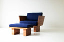 Kyoto Berjer & Puf | Masif Ahşap Koltuk-Berjer-Innature Home-NowShopFun