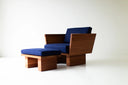 Kyoto Berjer & Puf | Masif Ahşap Koltuk-Berjer-Innature Home-NowShopFun