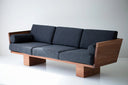 Kyoto Kanepe | Masif Ahşap Platform Kanepe 3-4 Kişilik-Koltuk-Innature Home-Siyah-NowShopFun