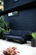 Kyoto Kanepe | Masif Ahşap Platform Kanepe 3-4 Kişilik-Koltuk-Innature Home-Siyah-NowShopFun