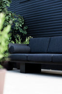 Kyoto Kanepe | Masif Ahşap Platform Kanepe 3-4 Kişilik-Koltuk-Innature Home-Siyah-NowShopFun