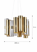 La Lollo Gold Sarkıt Avize