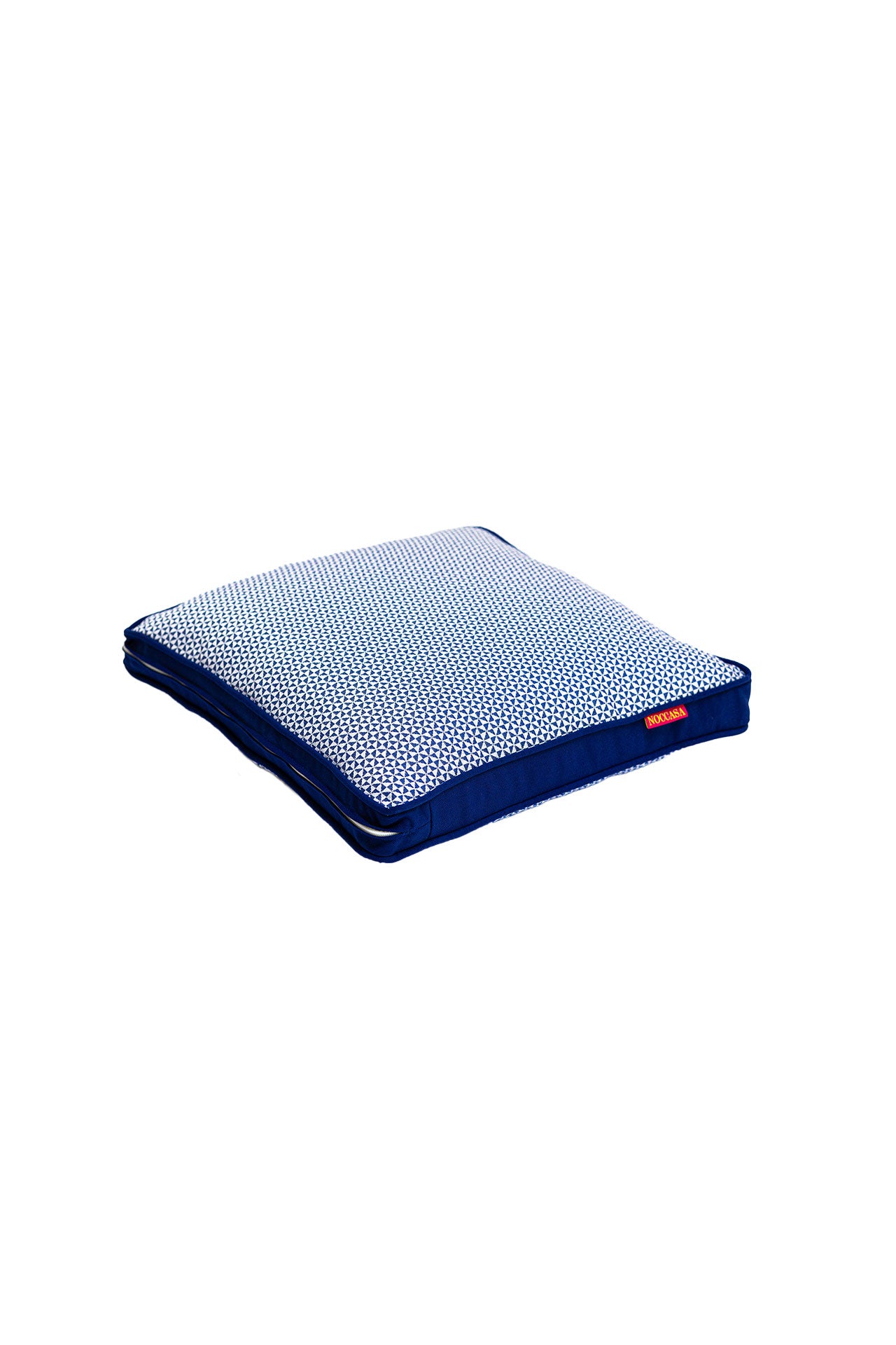 Lacivert Geometrik Desenli Outdoor Kırlent