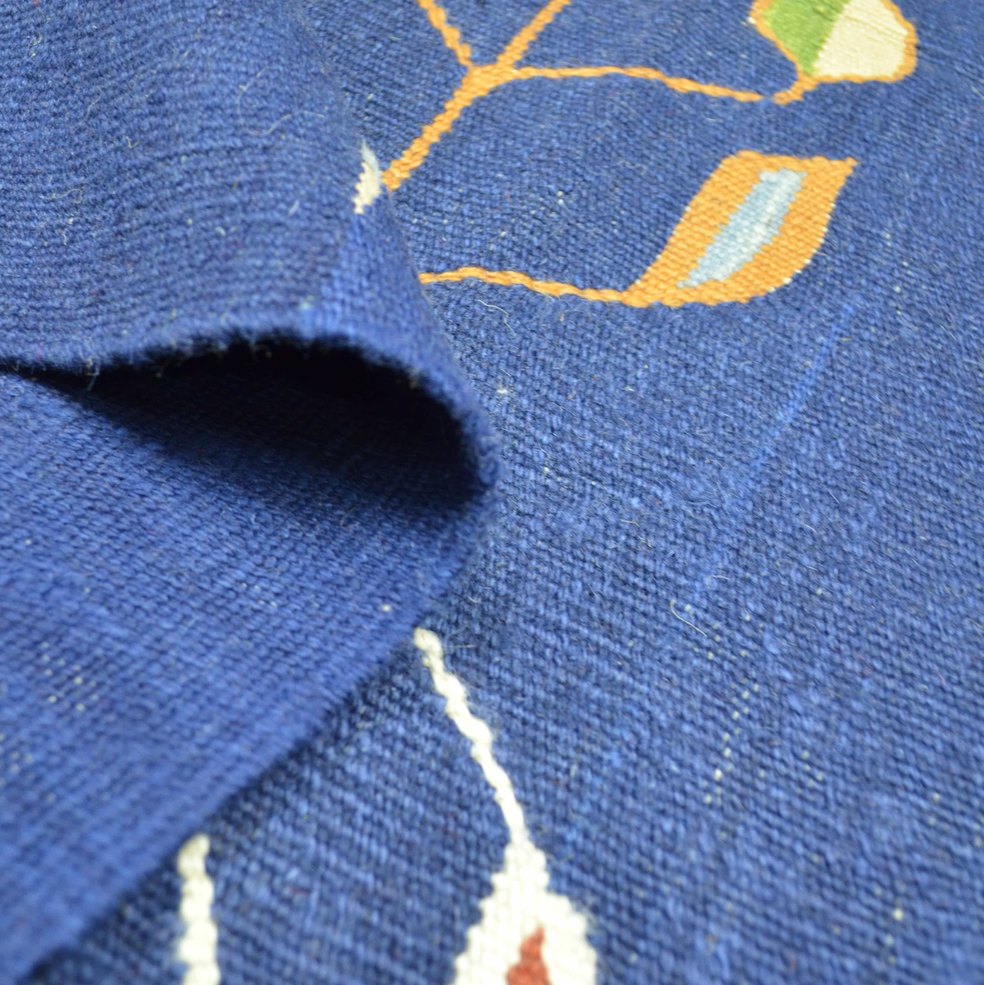 Lale ve Buğday Başağı Motifli El Dokuma Uşak Kilim 122x172 cm-Kilim & Halı-KilimCo-NowShopFun