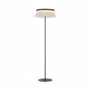 Lambader 1l Beyaz-Kahverengi̇ Shade:Ø48xh40,5x(H159) Cm Led 36w 3000k
