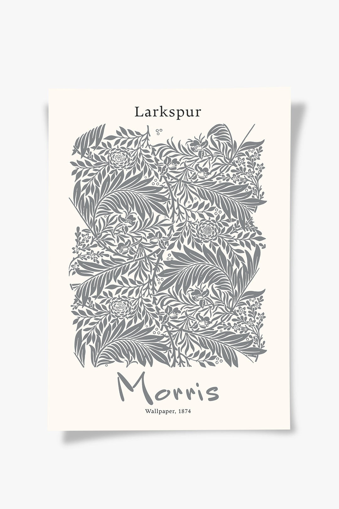 Larkspur | William Morris Baskı-Baskı-ODA.products-30x40 cm-Çerçevesiz-NowShopFun