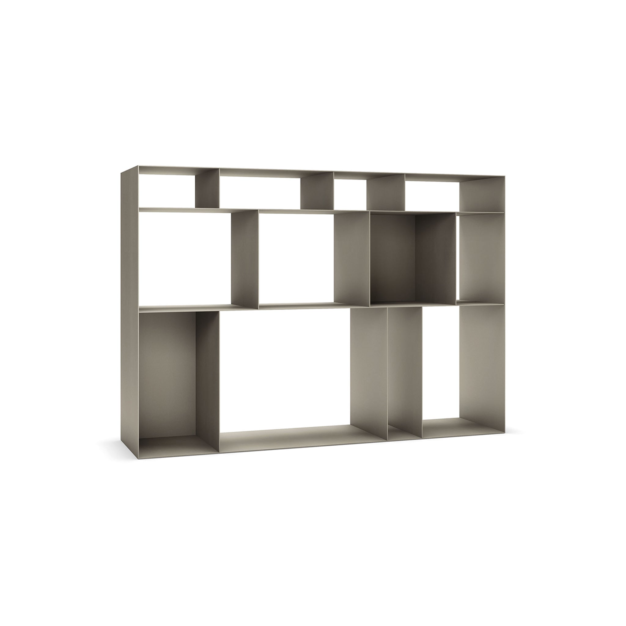 Lattitude Gri Çelik Kitaplık-Kitaplık-Cattelan Italia-NowShopFun