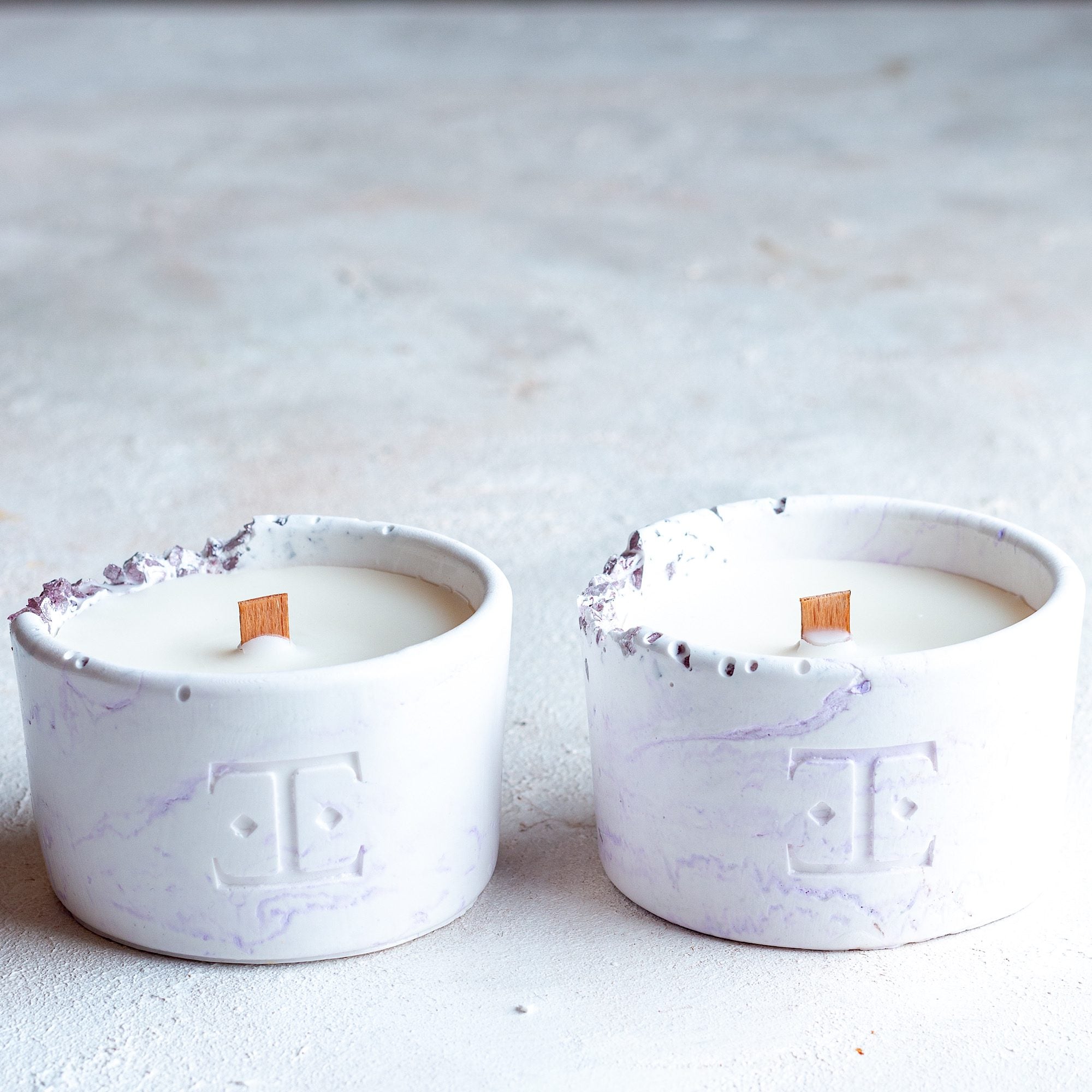 Lavender Midi 2’Li Mum Seti