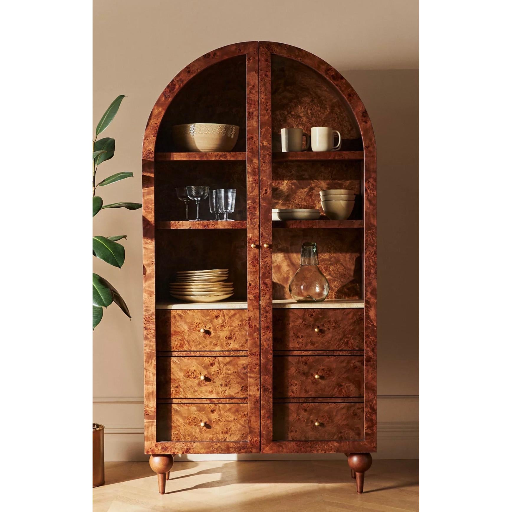 Lavin Burl Ahşap Büfe