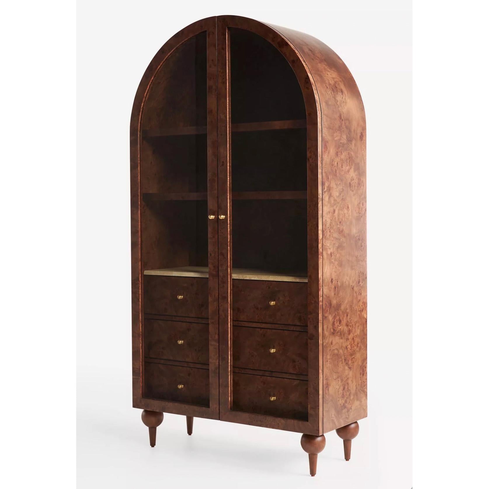 Lavin Burl Ahşap Büfe