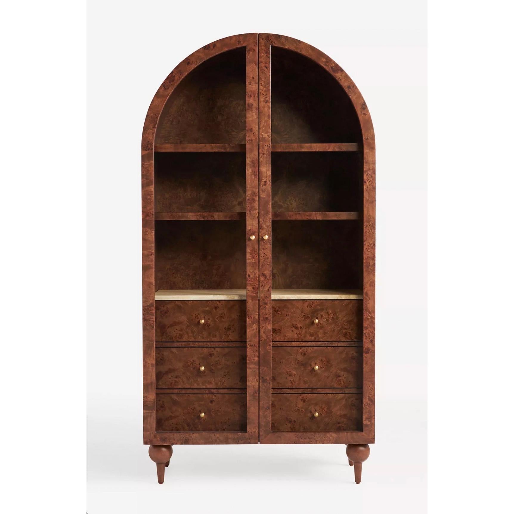 Lavin Burl Ahşap Büfe