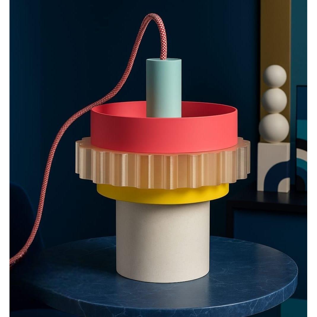 Layers Abajur No. 2-Abajur-Tehanu Terrazzo-NowShopFun