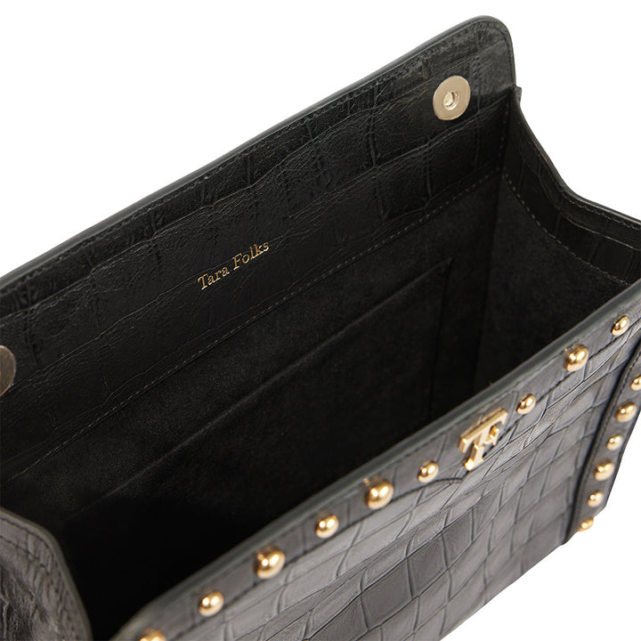 Layla Mystique Clutch-Tara Folks-Olive Croc-NowShopFun