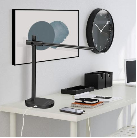 Laysan Masa Lambasi 1l Black Ø19*11x45 Cm Led 10w