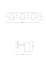 Lazer Metal Spot 3lü-Plafonyer-Atolye Store-NowShopFun