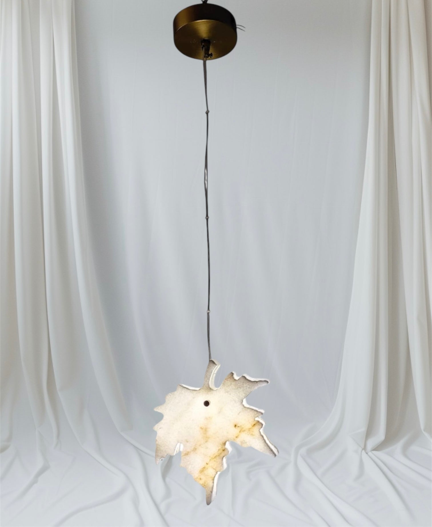 Leaf Mermer Sarkıt Avize