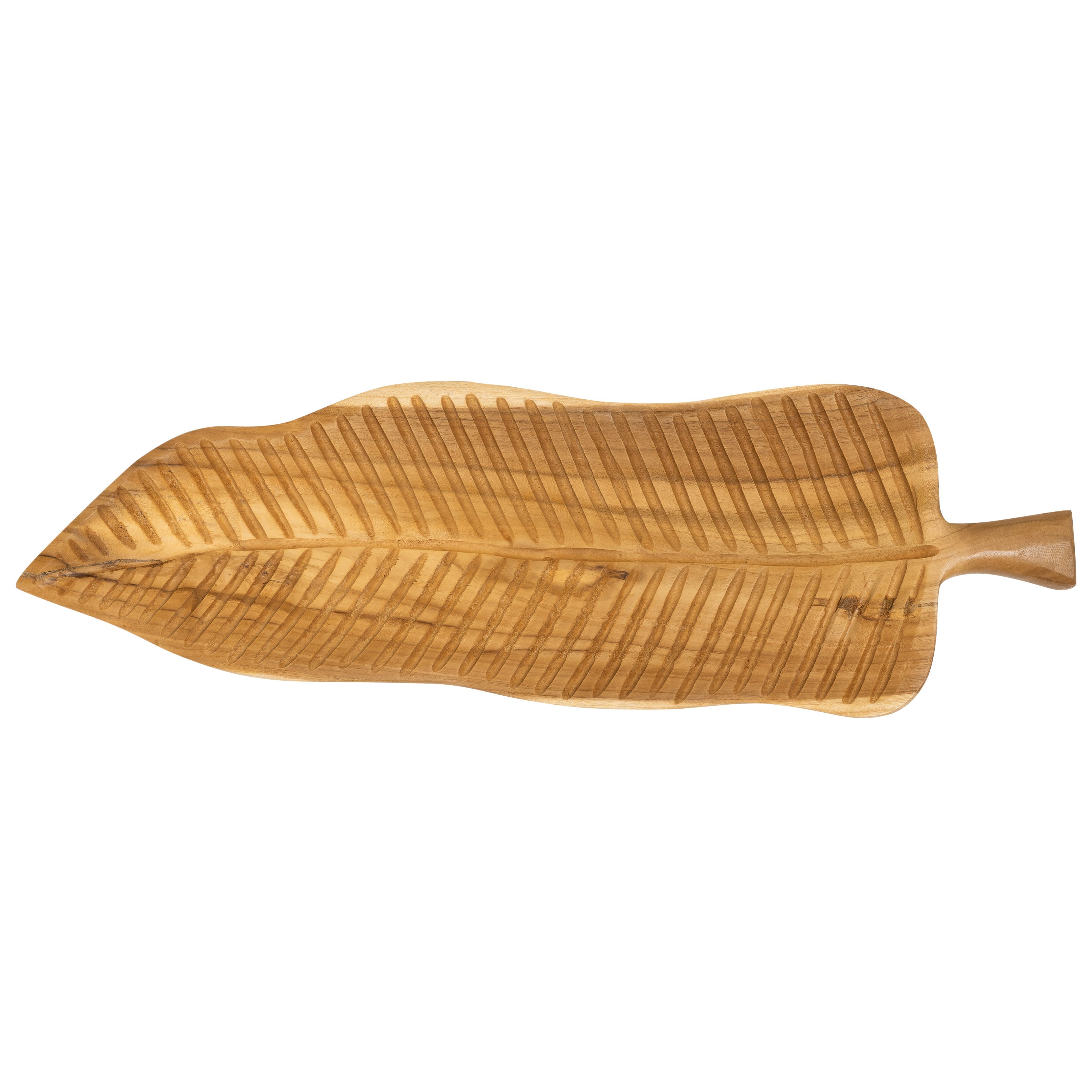 Leaf Teak Naturel Dekoratif Gondol