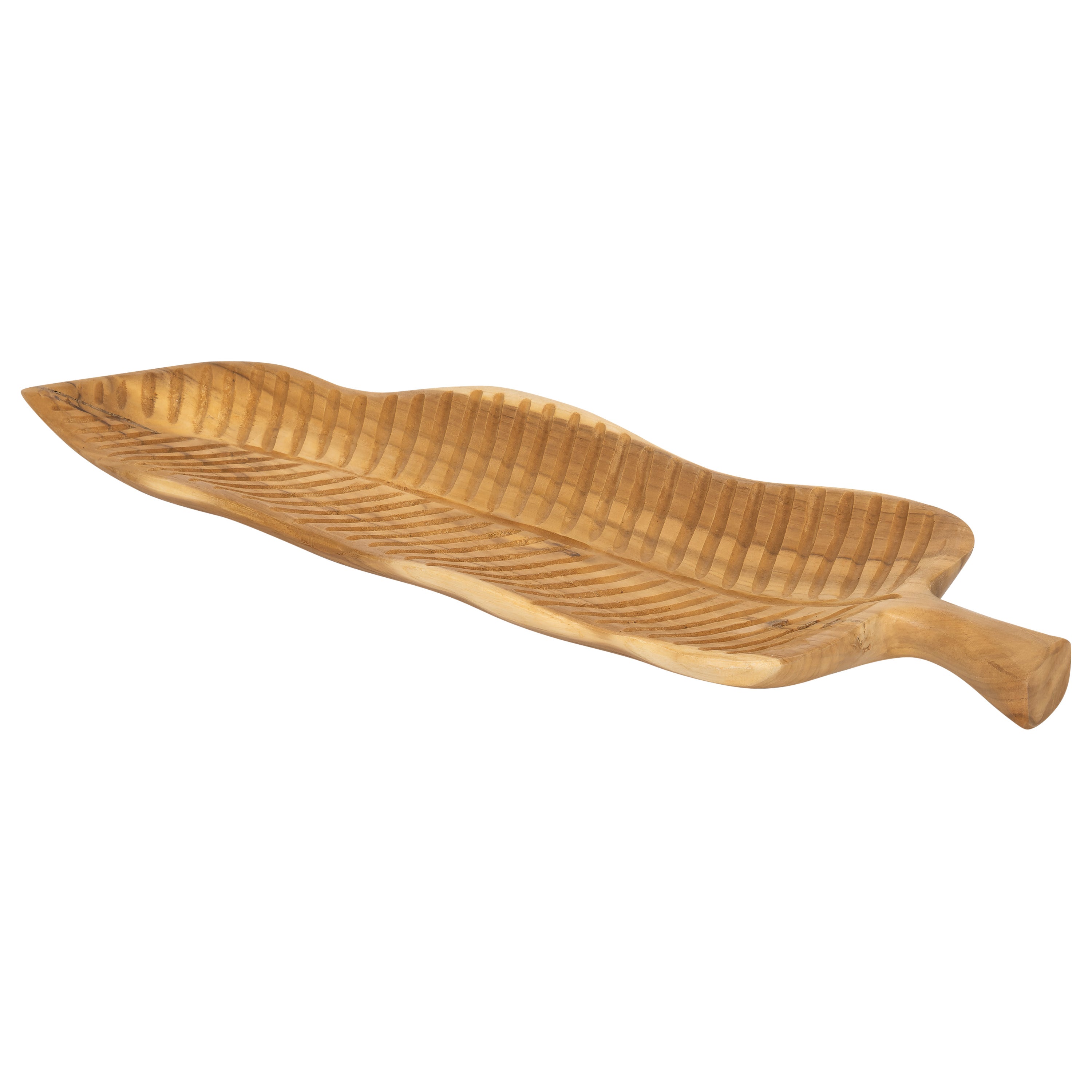 Leaf Teak Naturel Dekoratif Gondol