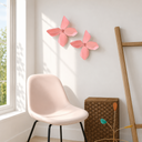 Wallibex Leaves Blush Duvar Dekoru - 2’li Set / Wallibex Leaves Blush Duvar Dekoru - 2’li Set | Pembe Metal Duvar Dekoru