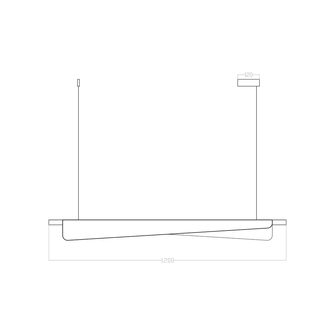 Led Avize Floke II Sarkıt 120 Cm