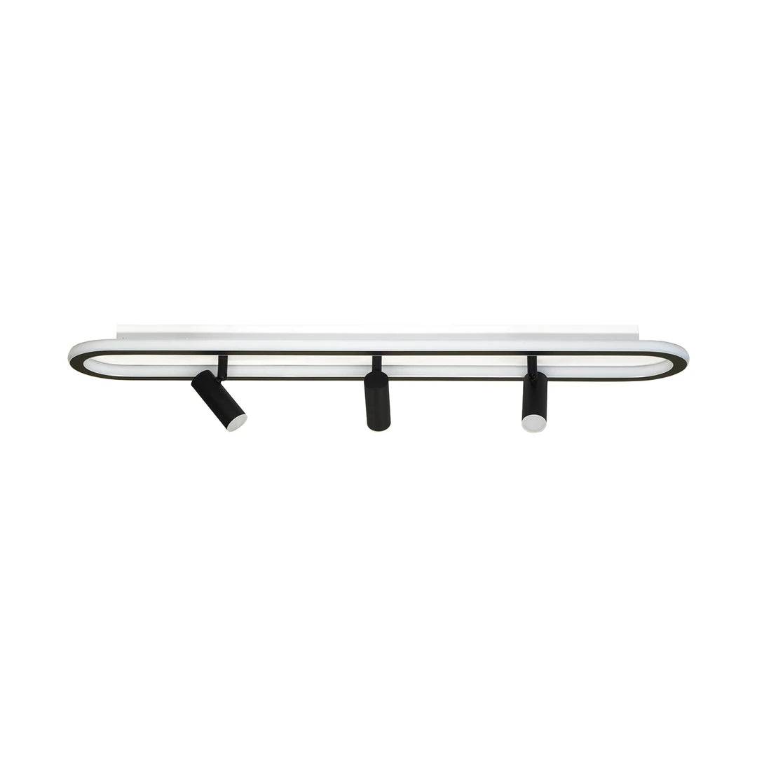 Led Avize Plafonyer Oval Spotlu 80 x 16 Cm