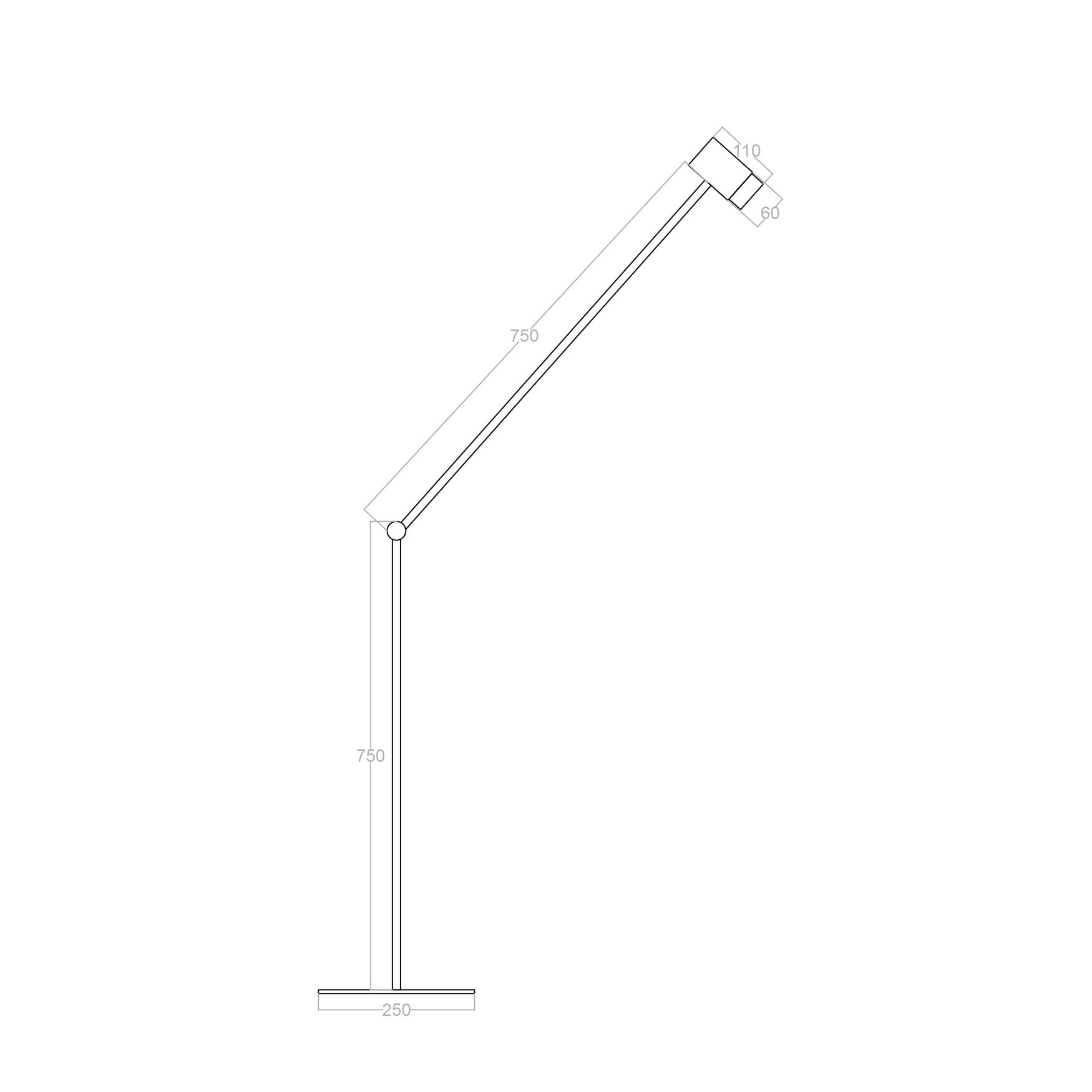 Led Lambader Actress II 155cm