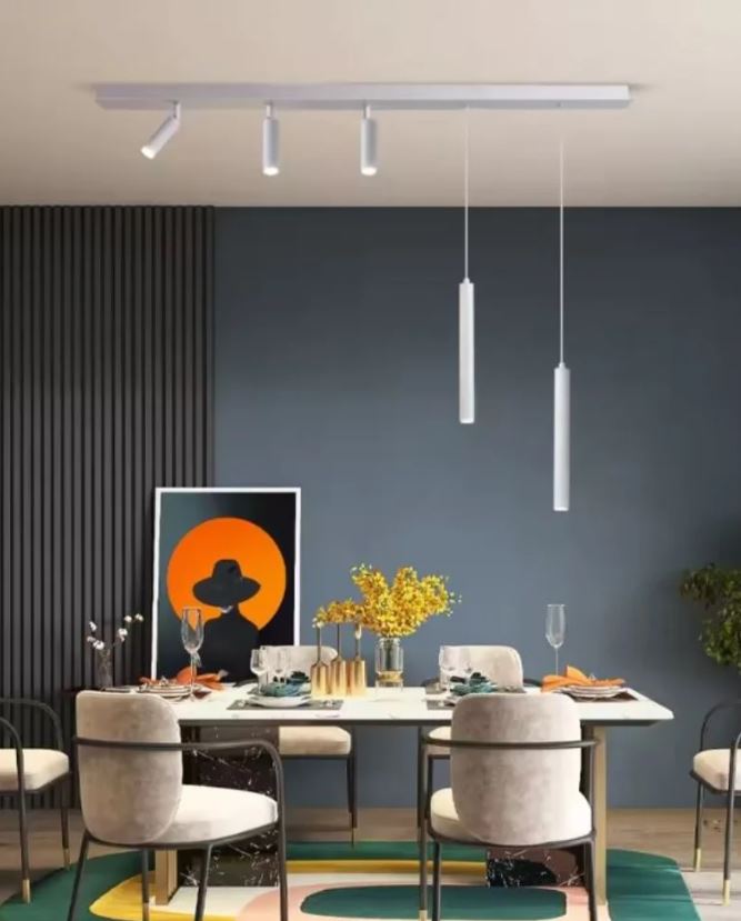Led Spotlu Boru Sarkıt Avize